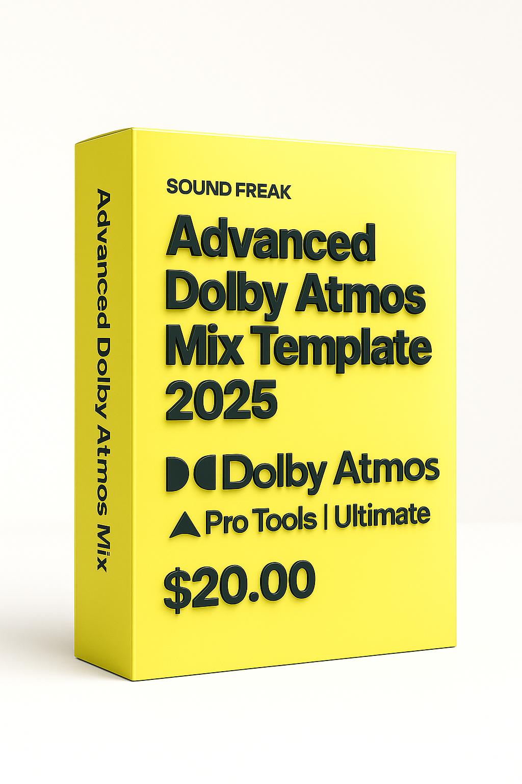 Advanced Dolby Atmos Film Audio Post Template – 2025 Edition